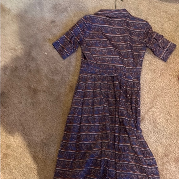 Brooks Brothers Purple and Orange Long Sleeve Dress - Picture 3 of 3